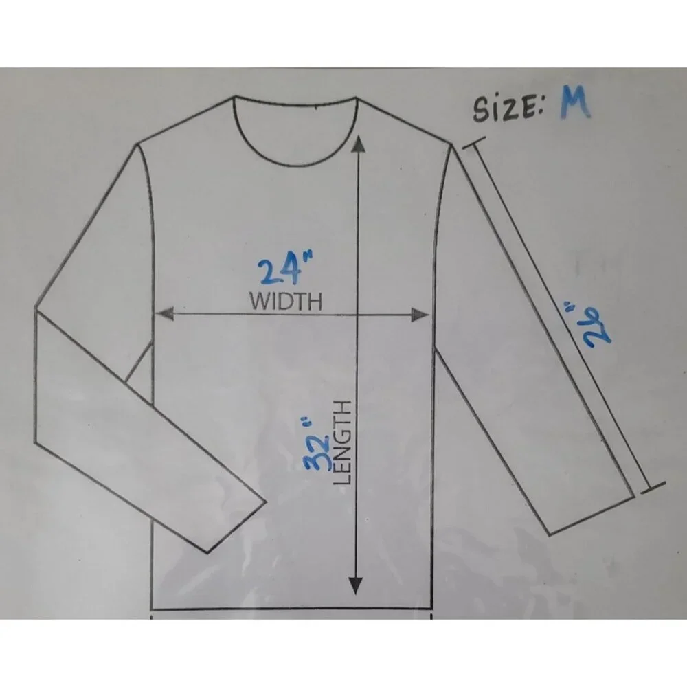 WICKED Clothing PUBLIC ENEMY Blue & Black Plaid Long Sleeve Shirt Men's Size M - Picture 7 of 7